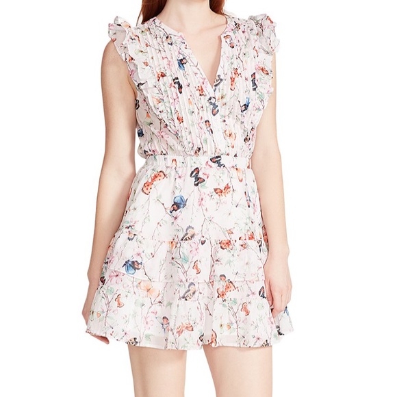 Kianna Cotton Butterfly Print Dress - Picture 7 of 16